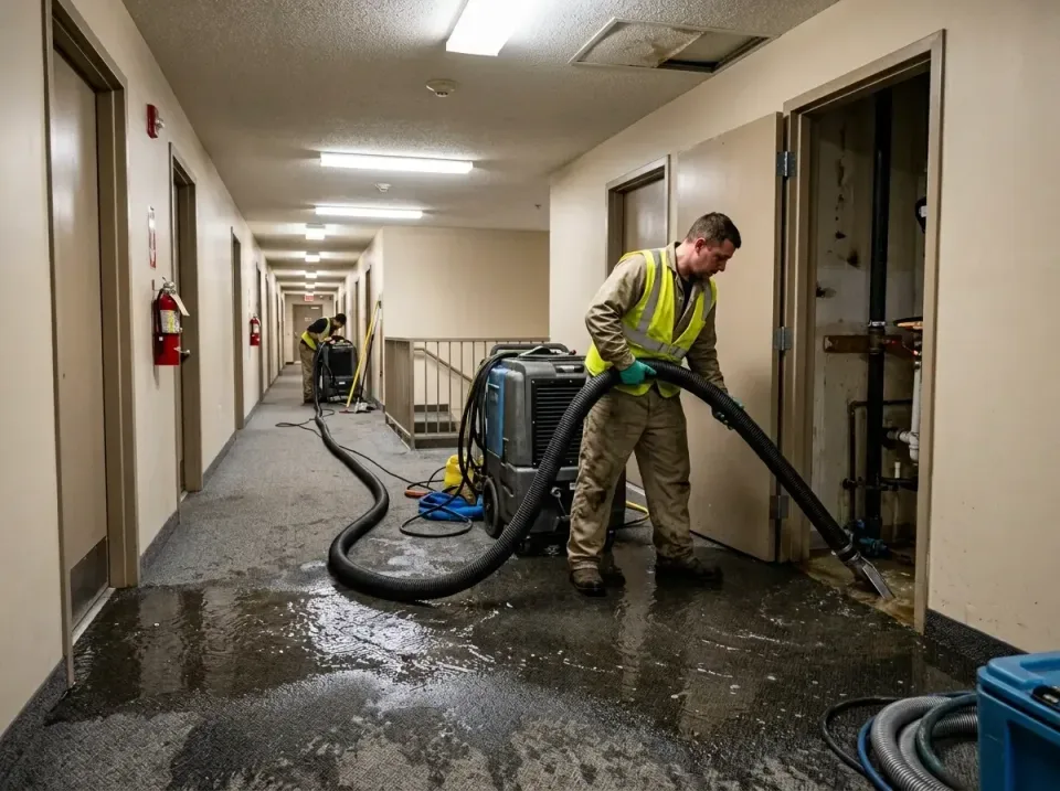 multi-unit-apartment-hallway-f-005 — frequently asked questions, Emergency Burst Pipe Water Extraction & Removal in Herndon,…